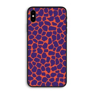 Purple Giraffe: iPhone XS Max Biologisch afbreekbaar hoesje