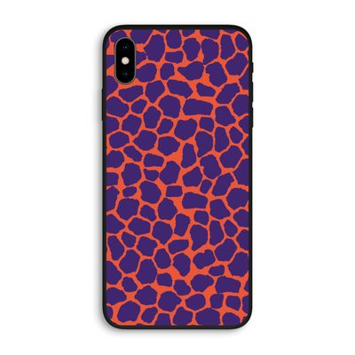 Purple Giraffe: iPhone XS Max Biologisch afbreekbaar hoesje
