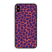 Purple Giraffe: iPhone XS Max Biologisch afbreekbaar hoesje