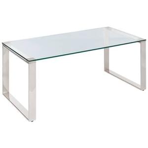 Beliani - TILON - Salontafel - Zilver - Veiligheidsglas