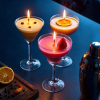 Cocktailkaarsen Set - 3 Geuren - Sojawas - Luxe Cadeau of Decoratie