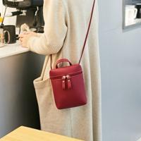 Dames eenvoudige casual schouder Messenger Bag kleine verandering mobiele telefoon Cross Body emmer tas
