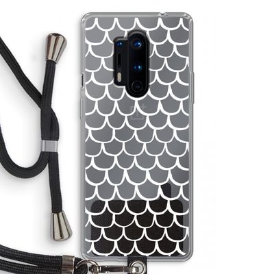 Dakpannetjes: OnePlus 8 Pro Transparant Hoesje met koord