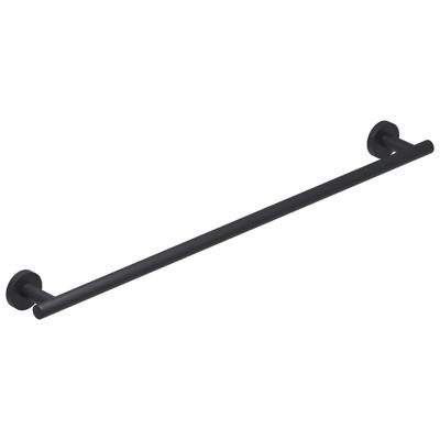 Handdoekrek IVY Enkel Wandmodel 60 cm Mat Zwart PED IVY