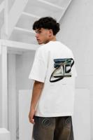 Jorcustom Poetry ln Motion Loose Fit T-Shirt Heren Wit - Maat S - Kleur: Wit | Soccerfanshop