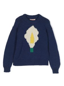 The Animals Observatory pull en maille intarsia - Bleu