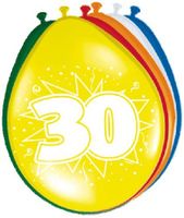 Ballonnen '30' (8 st) - thumbnail