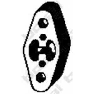 Aanslagrubber, demper 255401