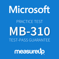 Practice Test MB-310 Microsoft Dynamics 365 Finance