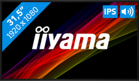 iiyama LE3241S-B1 beeldkrant Digitale signage flatscreen 80 cm (31.5") 350 cd/m² Full HD Zwart 18/7 - thumbnail