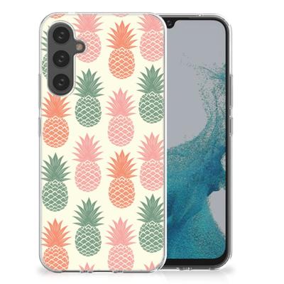 Samsung Galaxy A34 | Siliconen Case | Ananas