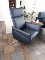 Leren relaxfauteuil - blauw leer - Echt leer, Modern, ontdek de vele Leersoorten en Kleuren bij ShopX