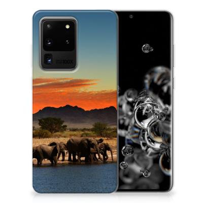 Samsung Galaxy S20 Ultra | TPU Hoesje | Olifanten