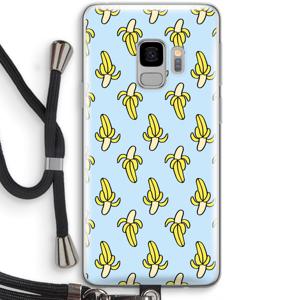 Bananas: Samsung Galaxy S9 Transparant Hoesje met koord