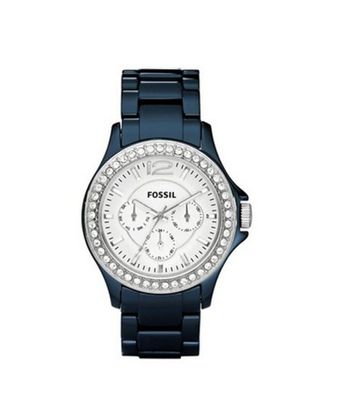 Fossil horlogeband CE1045 Keramiek Blauw
