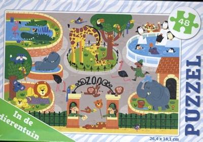 In de dierentuin - puzzel 48 stukjes