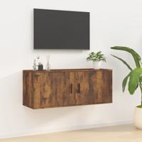 Tv-wandmeubel 100x34,5x40 cm gerookt eikenkleurig - thumbnail