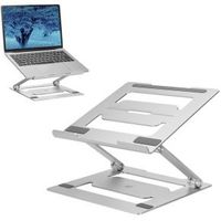 ACT Laptopstandaard aluminium, opvouwbaar, traploos in hoogte verstelbaar - thumbnail