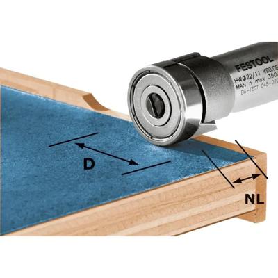 Festool HW/KLS D22/8-OFK 500 Freesbit Kantenfrees + lager 22,0x8,0mm - 490565