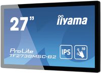 iiyama ProLite TF2738MSC-B2 touch screen-monitor 68,6 cm (27") 1920 x 1080 Pixels Multi-touch Multi-gebruiker Zwart - thumbnail