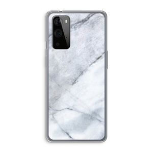 Witte marmer: OnePlus 9 Pro Transparant Hoesje
