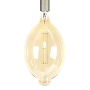 Kooldraadlamp 'Lain' E27 LED 8W, kleur Amber, dimbaar