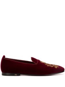 Dolce & Gabbana mocassins Vaticano - Rouge