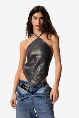 Mouwloze blouse Masha Popova - BLUE - L/XL