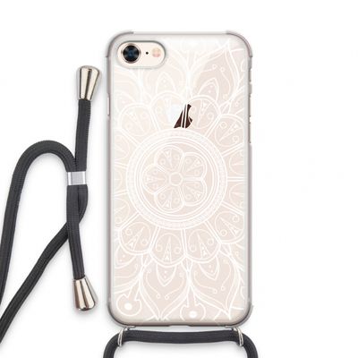 Roses Are Red: iPhone 8 Transparant Hoesje met koord