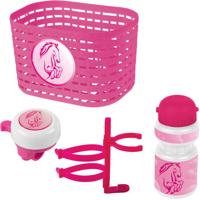 Messingschlager Ventura accessoiresset paard meisjes roze/wit 4-delig