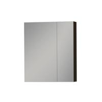 Spiegelkast Tiger S-line 60 cm Met 2 Deuren Mat Zwart
