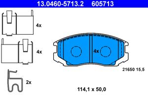 ATE Remblokset 13.0460-5713.2