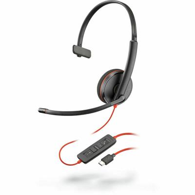 Hoofdtelefoon met microfoon Poly 209748-201 Zwart