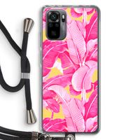 Pink Banana: Xiaomi Redmi Note 10 Pro Transparant Hoesje met koord