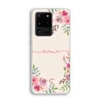 Rozen: Samsung Galaxy S20 Ultra Transparant Hoesje