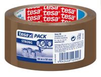 Tesa verpakkingstape 66mx50mm bruin 6st