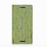 Nokia 2.1 2018 Book Wallet Case Green Wood - thumbnail