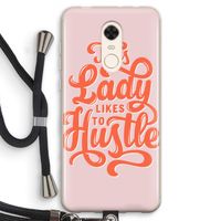 Hustle Lady: Xiaomi Redmi 5 Transparant Hoesje met koord