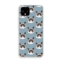 It's a Purrr Case: Pixel 4 Transparant Hoesje
