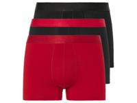 LIVERGY 3 heren boxers (S, Zwart/blauw/rood)