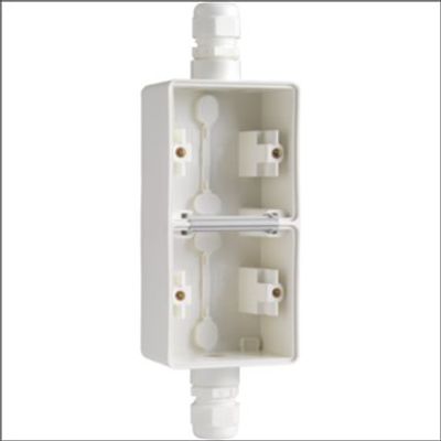 Niko Hydro onderbak 2-voudig met 2x één wartel wit 10320843