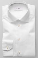 ETON Slim Fit Overhemd wit, Effen - thumbnail