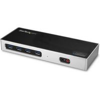 StarTech.com DK30A2DH USB 3.0 (3.1 Gen 1) Type-C Zwart, Zilver notebook dock & poortreplicator - thumbnail