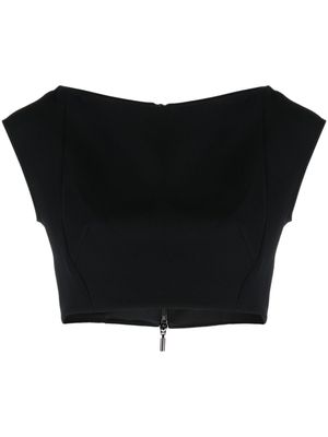 Maticevski Mouwloze top - Zwart