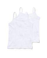 HEMA Meisjeshemden - 2 stuks wit (wit)