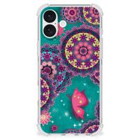 iPhone 16 Plus Back Cover Cirkels en Vlinders