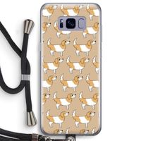 Doggy: Samsung Galaxy S8 Plus Transparant Hoesje met koord