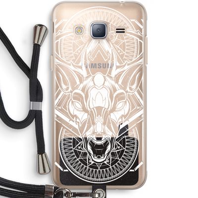 Oh Deer: Samsung Galaxy J3 (2016) Transparant Hoesje met koord