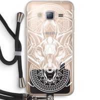 Oh Deer: Samsung Galaxy J3 (2016) Transparant Hoesje met koord