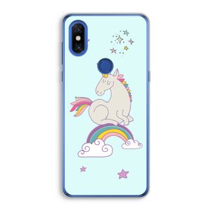 Regenboog eenhoorn: Xiaomi Mi Mix 3 Transparant Hoesje